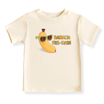 Banana Fri-Yay! Shirt Banana Baby Bodysuit, Kids & Toddler T-Shirt Sunglasses Funny Friday Outfit