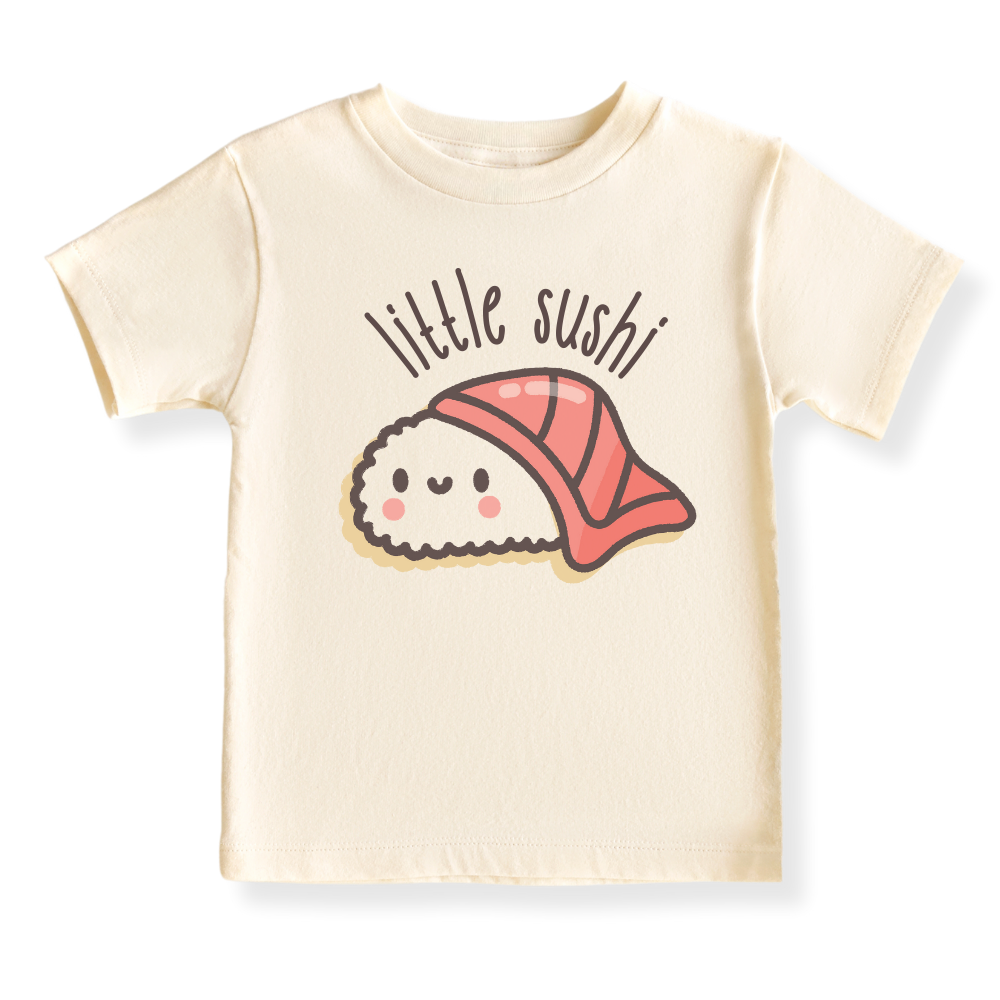 Little Sushi Baby Bodysuit, Kids & Toddler T-Shirt – Cute Sushi Outfit Foodie Shirt for Boys Girls