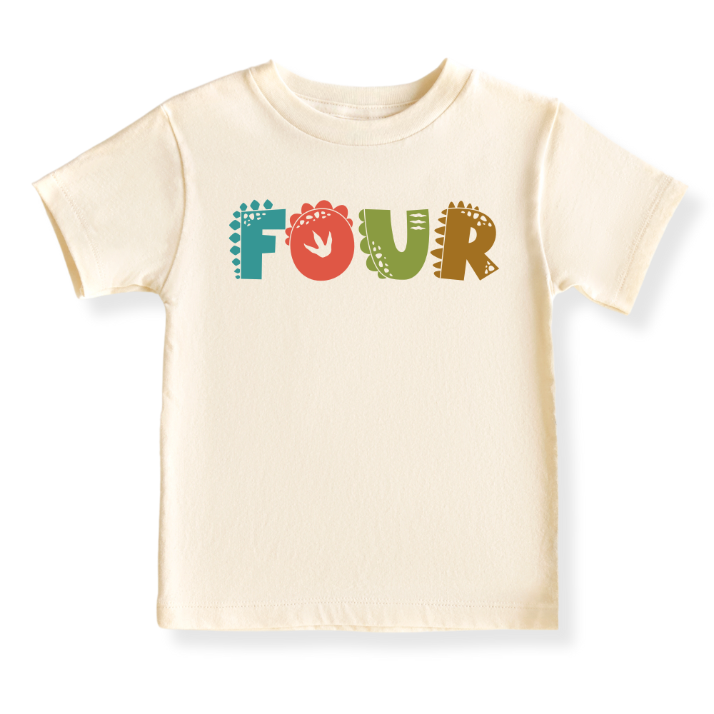 Dinosaur birthday outfit 4th birthday dinosaur shirt Dinosaur fourth birthday Four years old dinosaur shirt Cute dinosaur birthday outfit Dinosaur birthday gift outfit for boys girls Dinosaur birthday party outfit Dino-themed birthday shirt