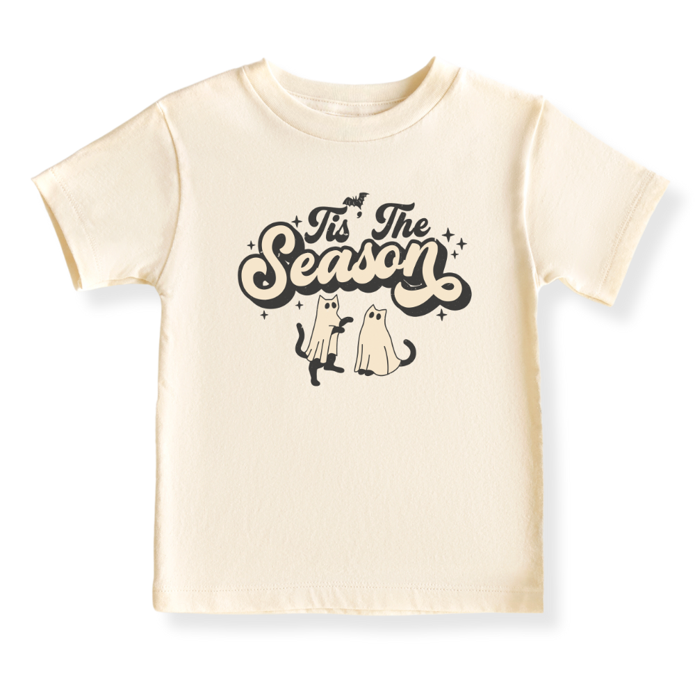 Tis the Season Cat Halloween Baby Bodysuit Funny Tshirt for Kids Toddler Tee Cat Gift for Baby Clothes