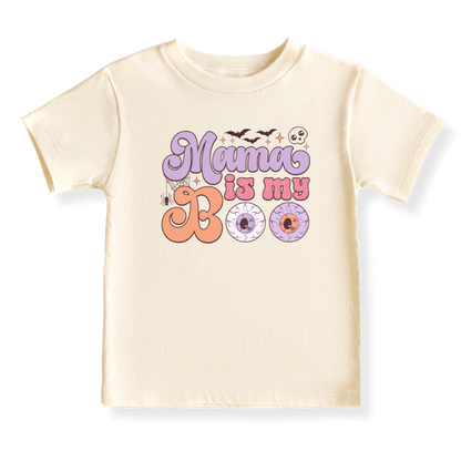 Mama is My Boo Baby Bodysuit, Halloween Toddler & Kids T-Shirt - Cute Halloween Outfit