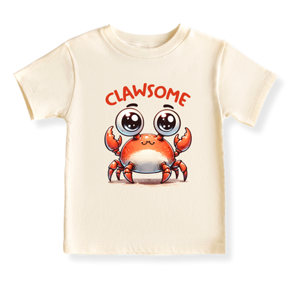 Clawsome Crab Baby Bodysuit – Crab Kids T-Shirt Toddler Tee, Sea Life Baby Clothes