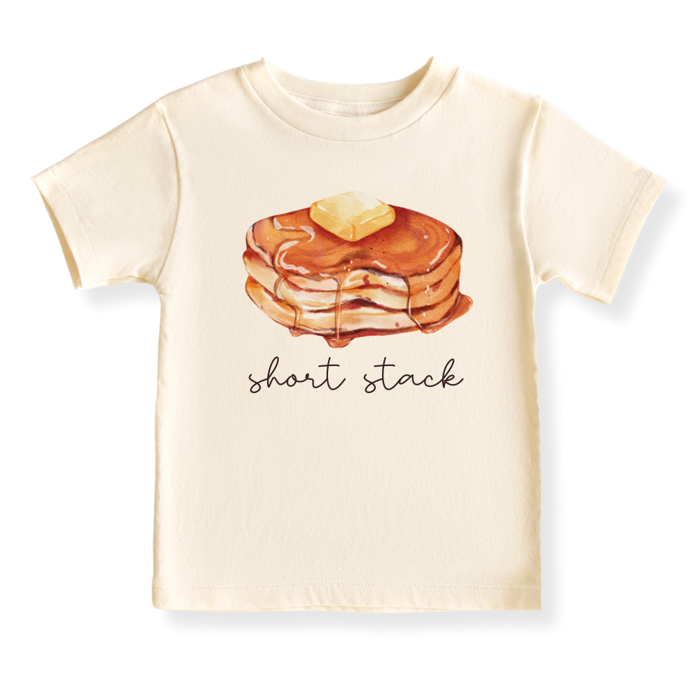 Short Stack Baby Bodysuit, Kids & Toddler T-Shirt – Cute Pancakes Baby Clothes for Boys Girls