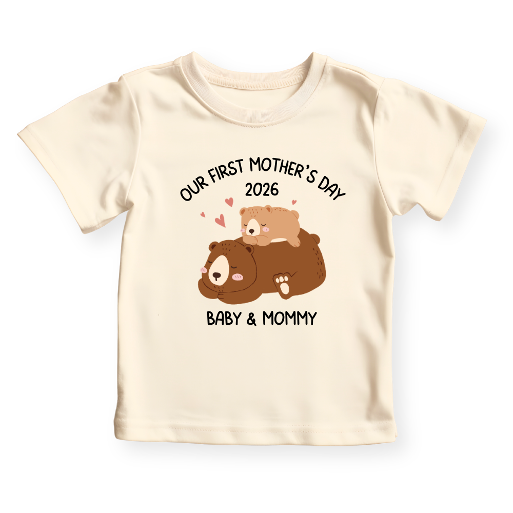 Our First Mother's Day Baby Bodysuit - 2026 Baby & Mommy Outfit