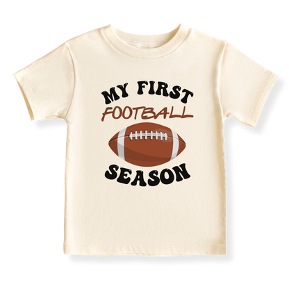 My First Football Season Baby Bodysuit, Kids & Toddler T-Shirt – Sport Baby Gift for Football Fans