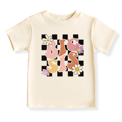 baby onesie onsie clothes girl boy funny newborn gifts outfit toddler infant jersey apparel daddy shirt baby shower kids unisex bodysuit little cute cool clothing mommy cotton newborn Little Siter Big Sister Retro Pink