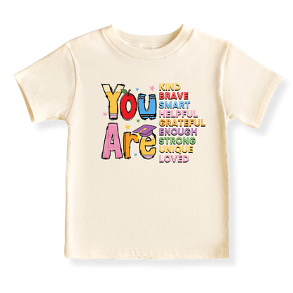 Inspirational Toddler & Kids T-Shirt - Back-to-School Trendy Outfit