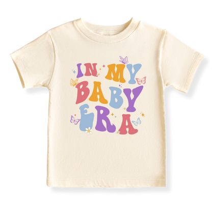 In My Baby Era Cute Baby Bodysuit, Retro Toddler & Kids T-Shirt, Newborn Gift