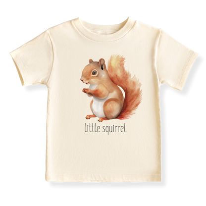 Little Squirrel Baby Bodysuit, Kids & Toddler T-Shirt – Cute Squirrel Animals Baby Clothes for Boys Girls
