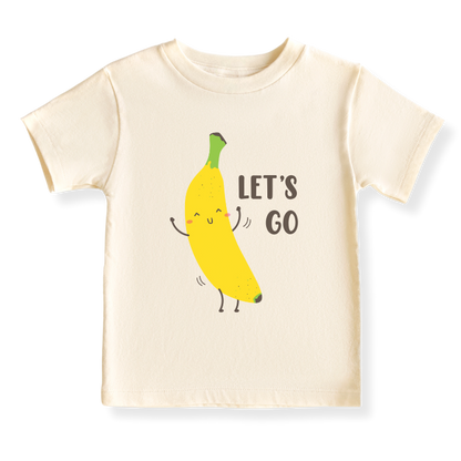 Let's Go Banana Baby Bodysuit – Fun Kids T-shirt & Toddler Tee, Bananas Sweatshirt