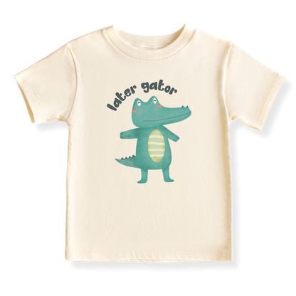 Later Gator Baby Bodysuit, Kids & Toddler T-Shirt – Funny Alligator Animals Baby Clothes for Boys Girls
