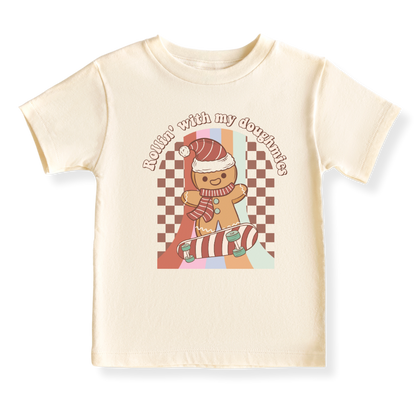 Doughmies Tshirt Christmas Baby Bodysuit, Kids & Toddler T-Shirt – Funny Xmas Outfit