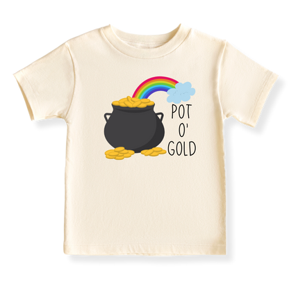 Pot o' gold Rainbow Baby Bodysuit Boho Tshirt for Kids & Toddler Tee, Baby Gift for Newborn Outfit (Copy)