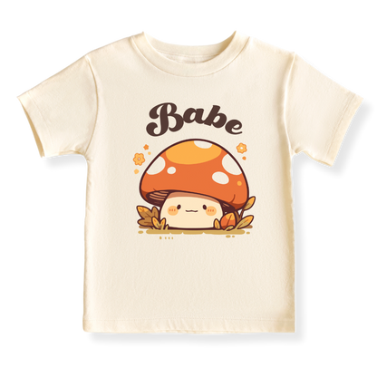 Mushroom Baby Bodysuit, Kids & Toddler T-Shirt – Cute Babe Outfit Mushroom Shirt for Boys Girls