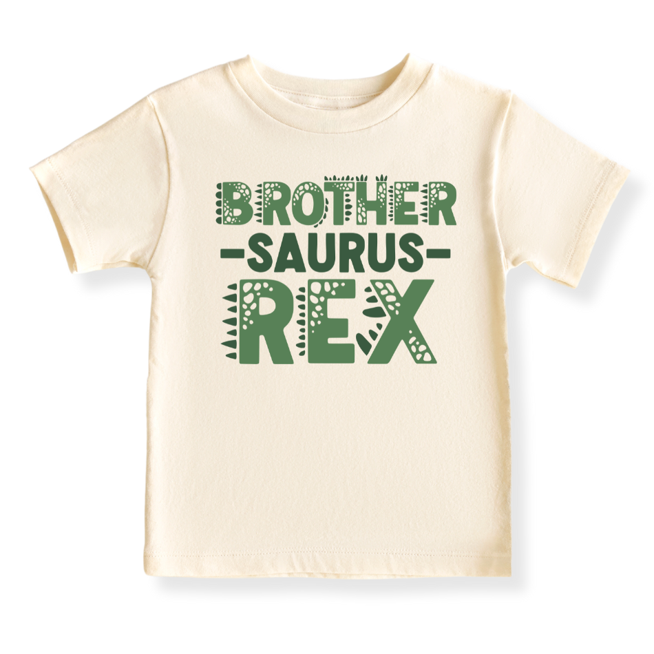 Brother Saurus Baby Bodysuit, Big Brother Kids' T-Shirt – Little Brother Big Brother Announcement