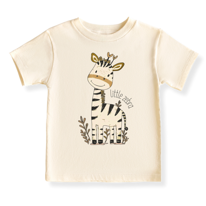 Little Zebra Baby Bodysuit, Kids & Toddler T-Shirt – Cute Zebra Animals Baby Clothes for Boys Girls