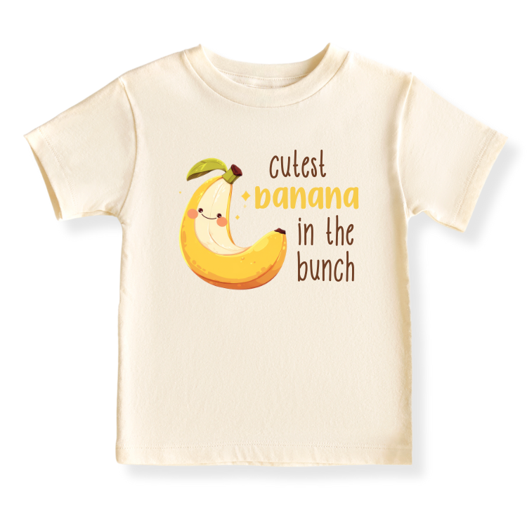Cutest Banana in the Bunch Baby Bodysuit – Adorable Kids T-shirt & Toddler Tee, Bananas Sweatshirt