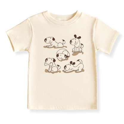Cute Dogs Baby Bodysuit, Children & Adult T-Shirt – Playful Puppy Outfit