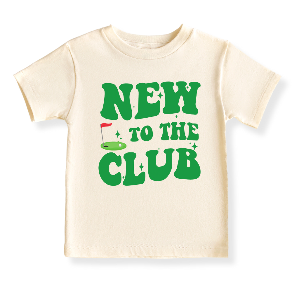 New to the club Golfing Baby Bodysuit Toddler & Kids T-Shirt, Golf Outfit Golfing Baby Clothes