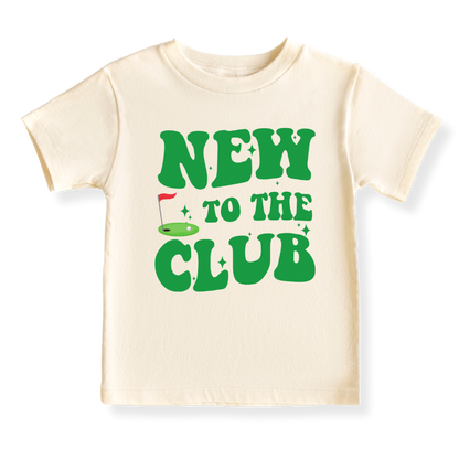 New to the club Golfing Baby Bodysuit Toddler & Kids T-Shirt, Golf Outfit Golfing Baby Clothes
