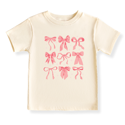 Cute Bows Baby Bodysuit – Premium Custom Baby Clothes, Pink Newborn Gift Outfit, Baby Girl Kids T-shirt