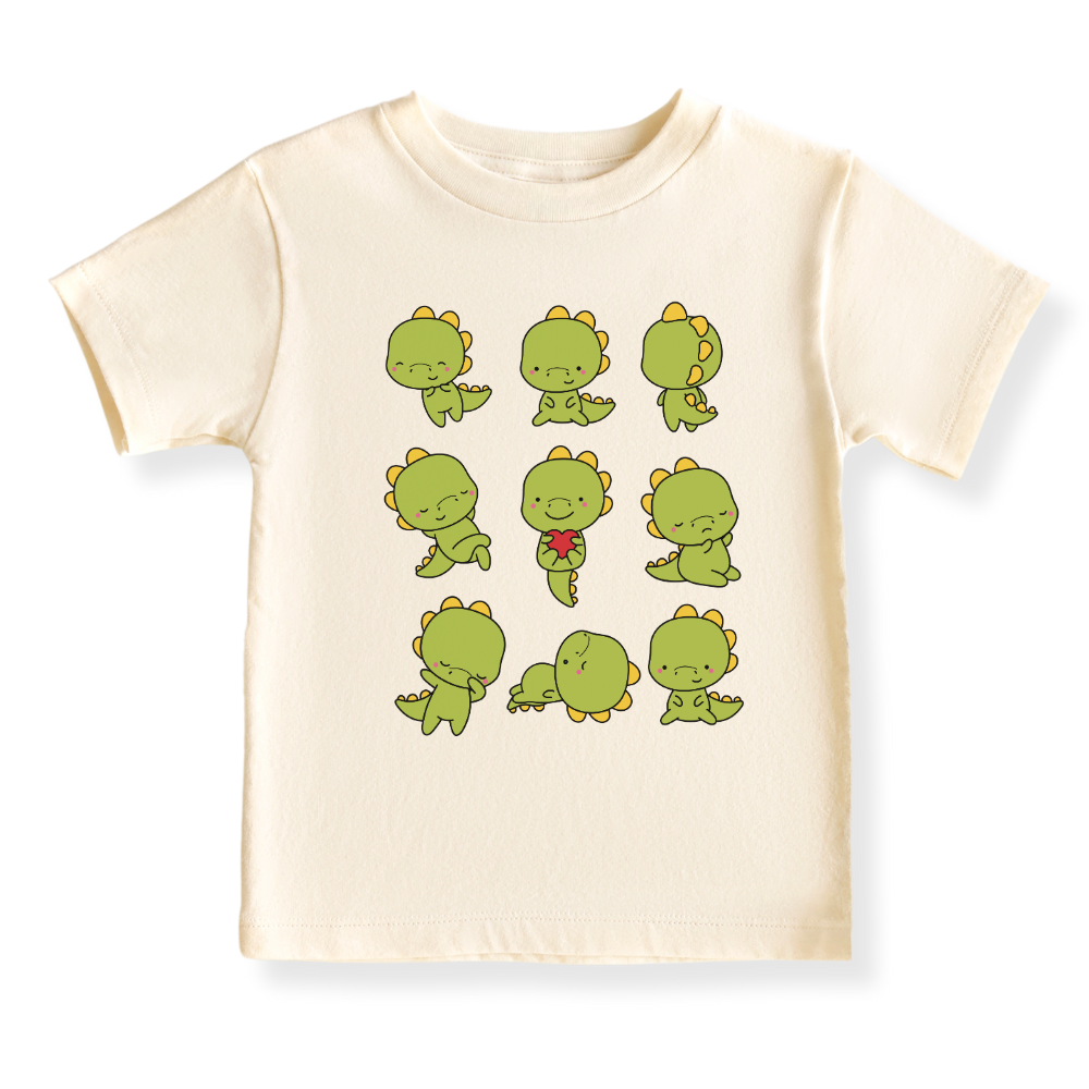 Cute Dinosaurs Baby Bodysuit Toddler & Kids T-Shirt, Dino Baby Clothes, Dino Shirt for Boys