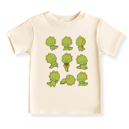 Cute Dinosaurs Baby Bodysuit Toddler & Kids T-Shirt, Dino Baby Clothes, Dino Shirt for Boys