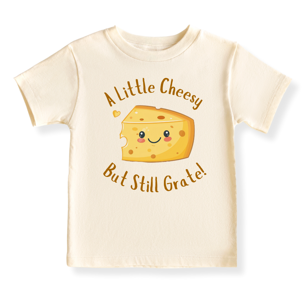 A Little Cheesy Baby Bodysuit, Kids & Toddler T-Shirt – Cute Cheese Outfit Gouda Cheddar