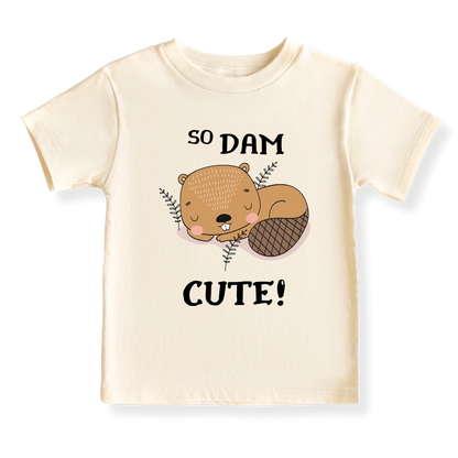 So Dam Cute Baby Bodysuit, Kids & Toddler T-Shirt – Cute Otter Animals Baby Clothes for Boys Girls