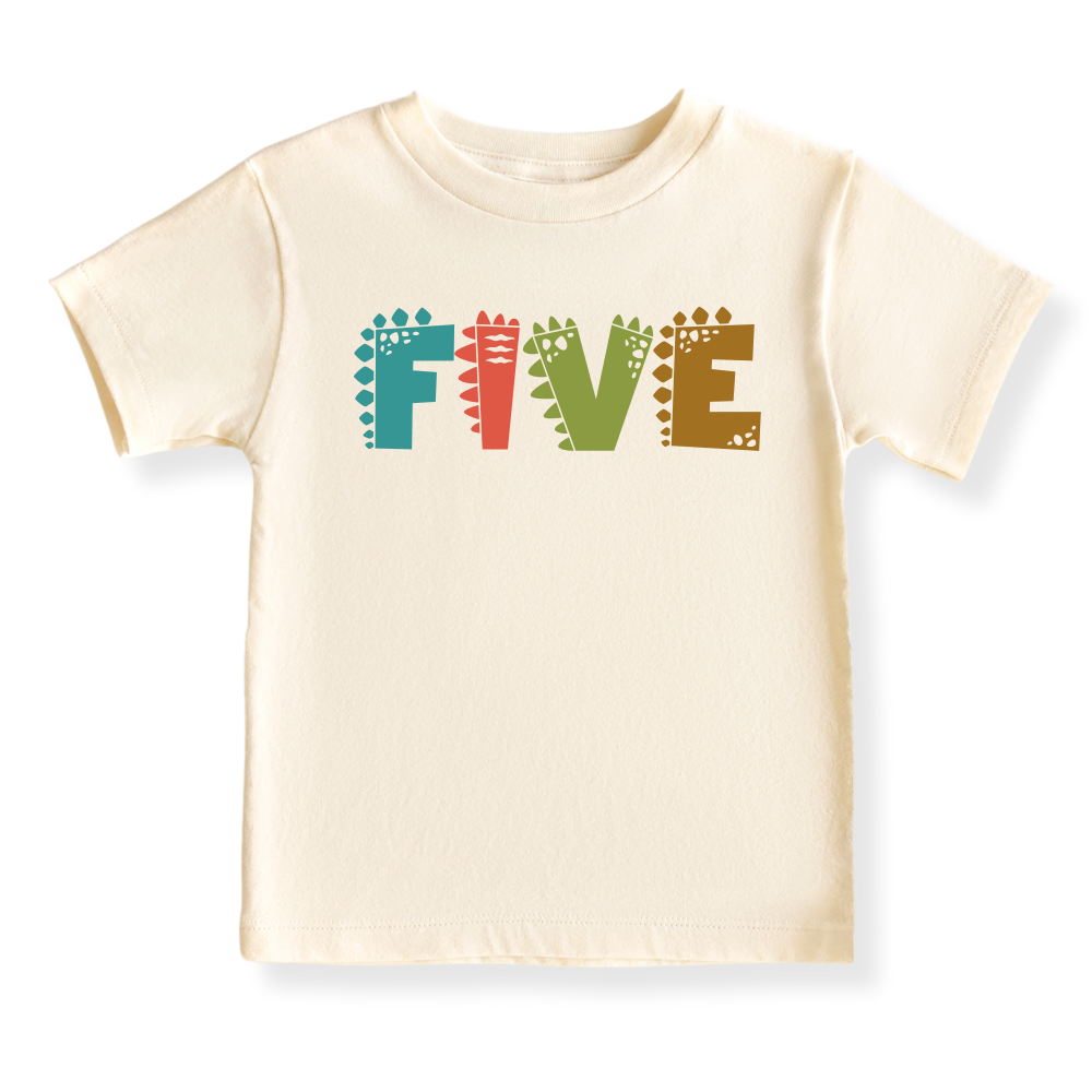 Dinosaur birthday outfit 5th birthday dinosaur shirt Dinosaur fifth birthday Five years old dinosaur shirt Cute dinosaur birthday outfit Dinosaur birthday gift outfit for boys girls Dinosaur birthday party outfit Dino-themed birthday shirt