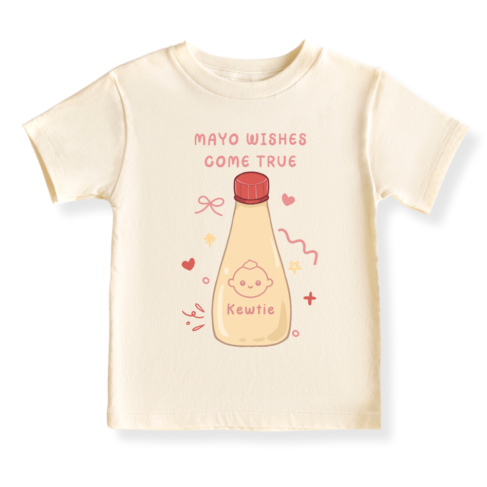 Mayo Wishes Come True Mayonnaise Baby Bodysuit - Mayonnaise Graphic Tee