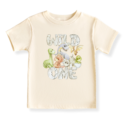 Wild One Tshirt Dinosaur Baby Bodysuit Toddler & Kids T-Shirt, Dinosaur Outfit Dino Baby Clothes