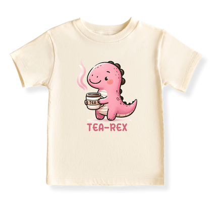 Tea-Rex Baby Bodysuit – Cute Dinosaur Kids T-Shirt & Toddler Tee, Dinosaur Sweater