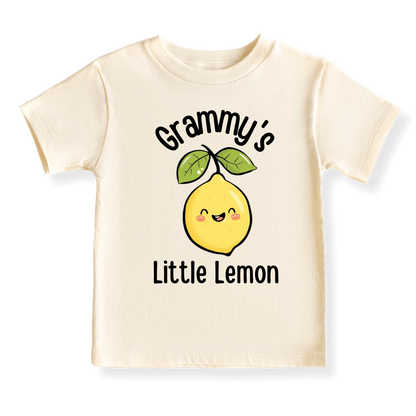 Grammy's Little Lemon Baby Bodysuit Toddler & Kids T-Shirt, Gift for Grandma, Cute Lemon Tee