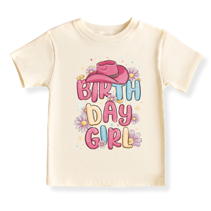Howdy Birthday Girl Tshirt Cute Baby Bodysuit, Toddler & Kids T-Shirt, Premium Clothes Birthday Gift for Girl
