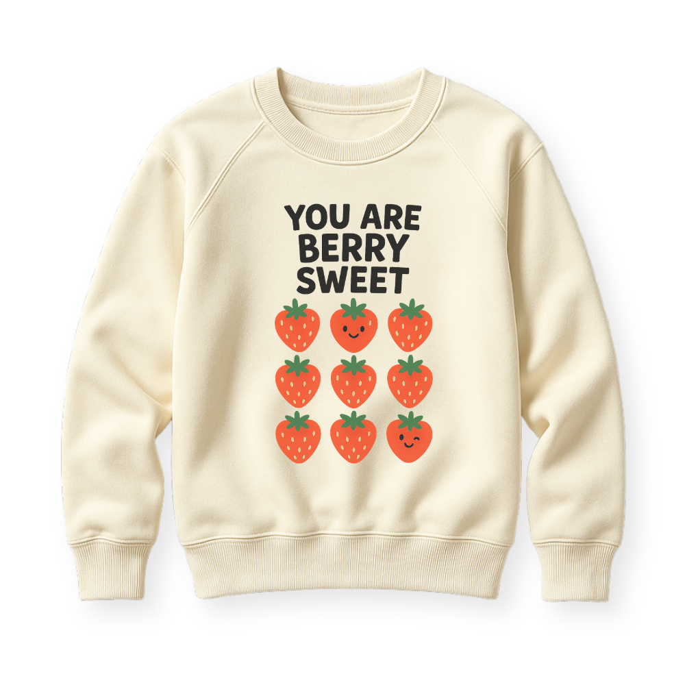 You are Berry Sweet Sweater – Baby Onesie | Toddler & Kids Tee | Unisex Strawberry Outfit