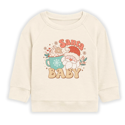 Christmas Santa Baby Bodysuit Cute Tshirt for Kids Toddler Tee Christmas Gift for Baby Clothes
