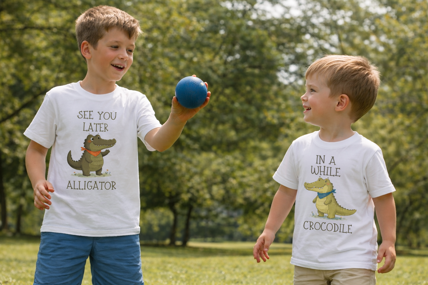 See You Later Alligator - In A While Crocodile - Family Matching Outfit