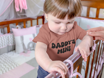 Daddy's Mini Baby Romper - Funny Baby Bodysuit