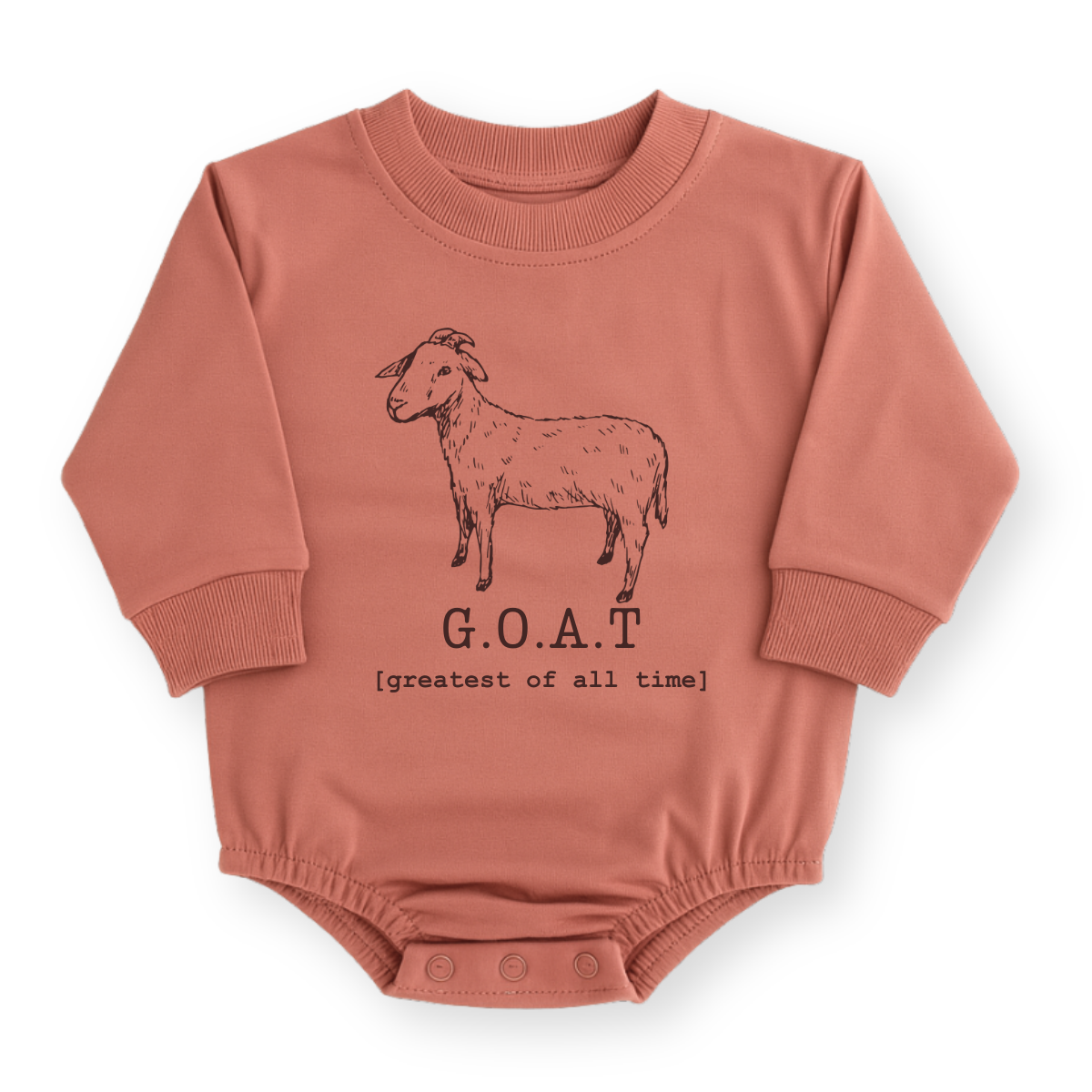 G.O.A.T. Baby Romper - Greatest of All Time Baby Bodysuit