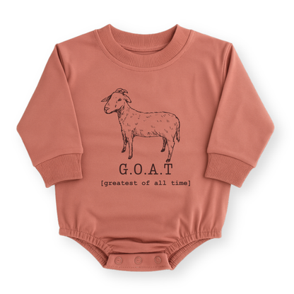 G.O.A.T. Baby Romper - Greatest of All Time Baby Bodysuit