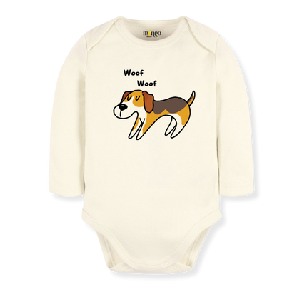 Cute Dog Baby Bodysuit Woof Woof Tshirt for Kids Toddler Tee Dog Lovers Gift