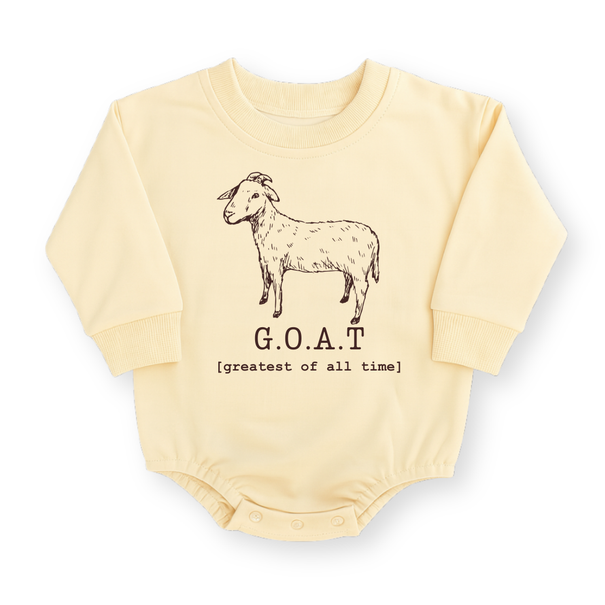 G.O.A.T. Baby Romper - Greatest of All Time Baby Bodysuit
