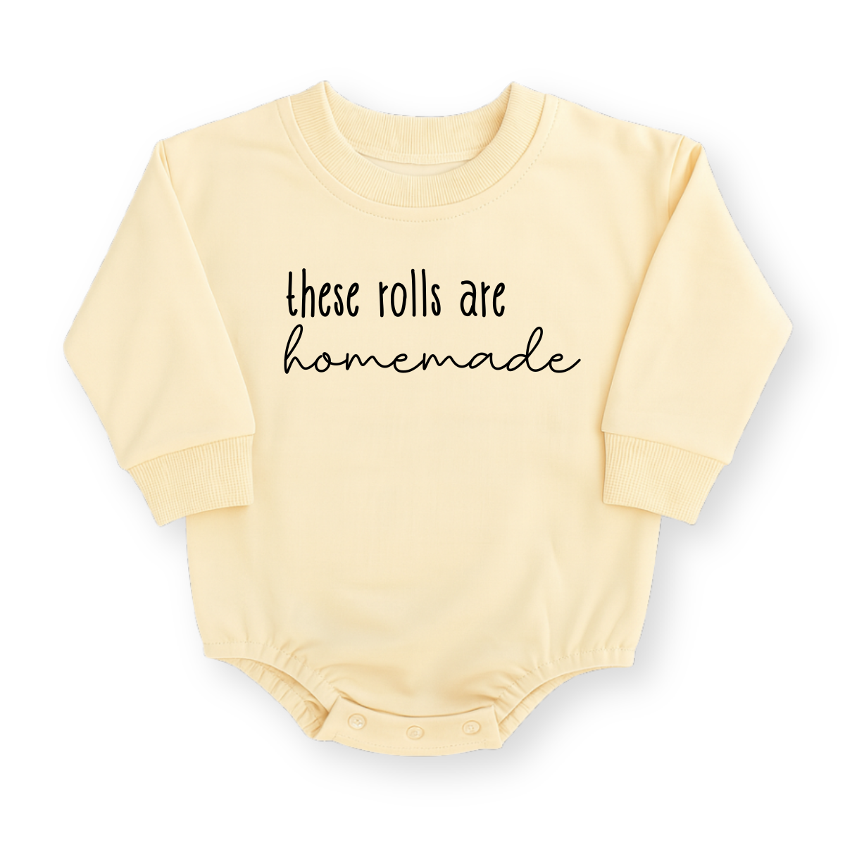 These Rolls are Homemade Baby Romper - Funny Baby Bodysuit