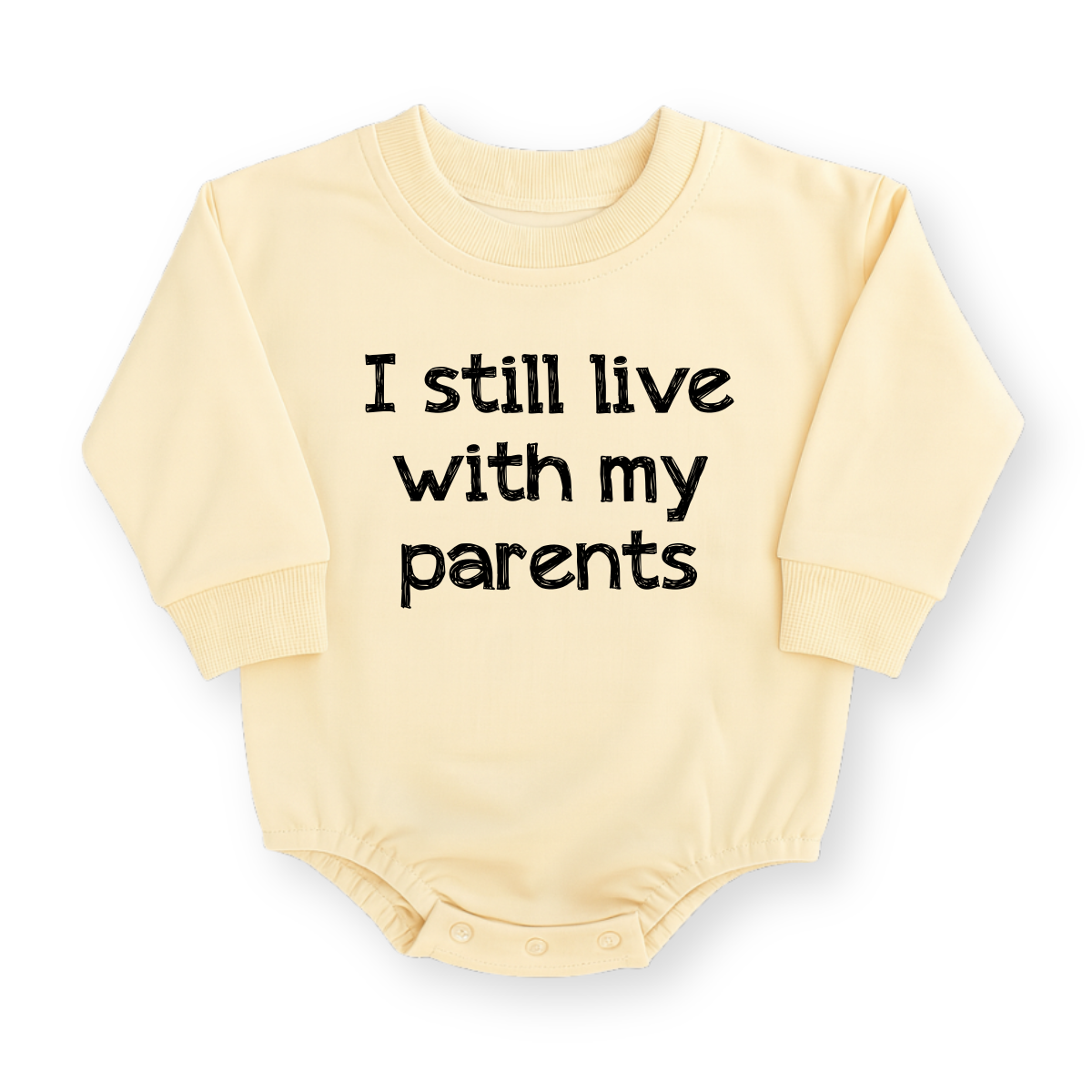 I Still Live with My Parents Baby Romper - Funny Baby Bodysuit