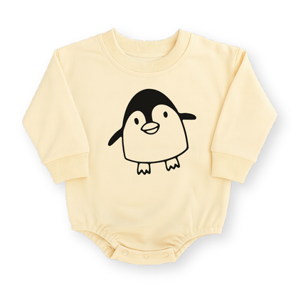 Penguin Baby Romper - Cotton Baby Bodysuit