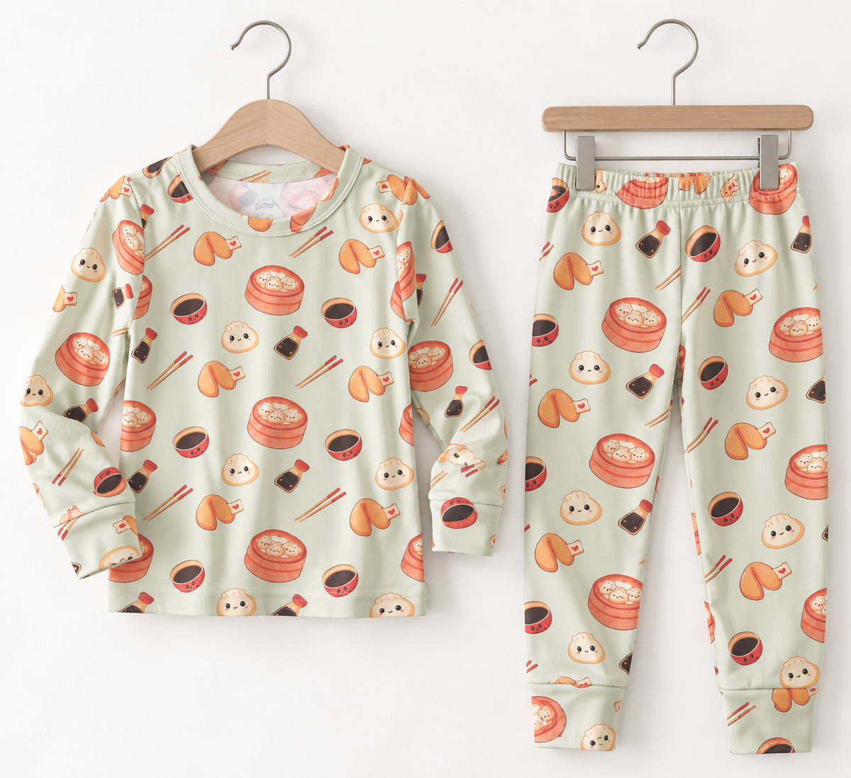 Dumpling Baby Sleepwear, Bamboo 2-Way Zip Romper