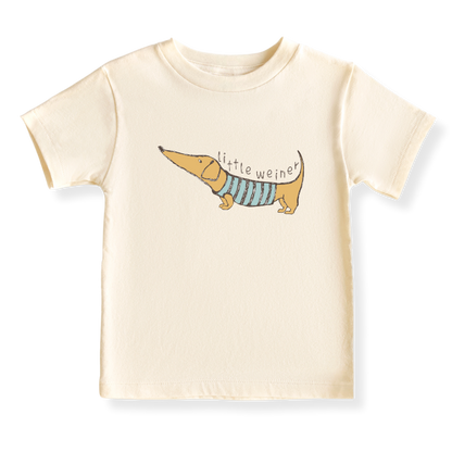 Cute Dachshund Baby Bodysuit Little Weiner Dachshund Tshirt for Kids Toddler Tee Dog Lovers Gift