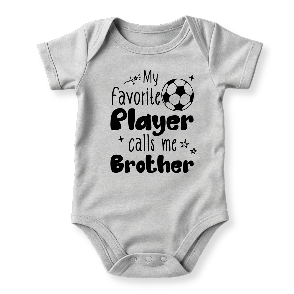 Soccer Brother Baby Bodysuit - Brother T-Shirt Family Outfit