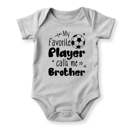 Soccer Brother Baby Bodysuit - Brother T-Shirt Family Outfit